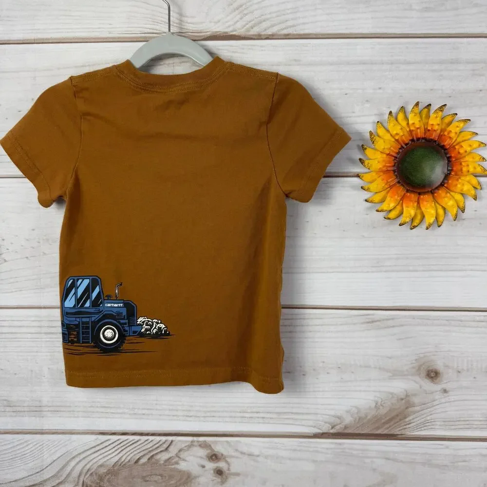 Carhartt Toddler Truck Graphic Tee Short Sleeve T Shirt Size‎ 2T